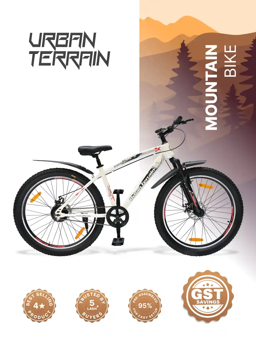 Buy URBAN TERRAIN Bolt Pro Cycles Steel Frame Single Speed