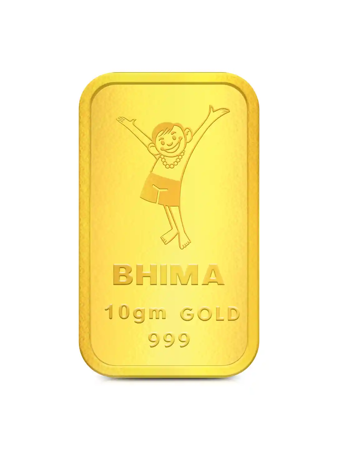 Buy BHIMA Floral 24K 999 Purity Gold Bar 10 gram Gold Coin for