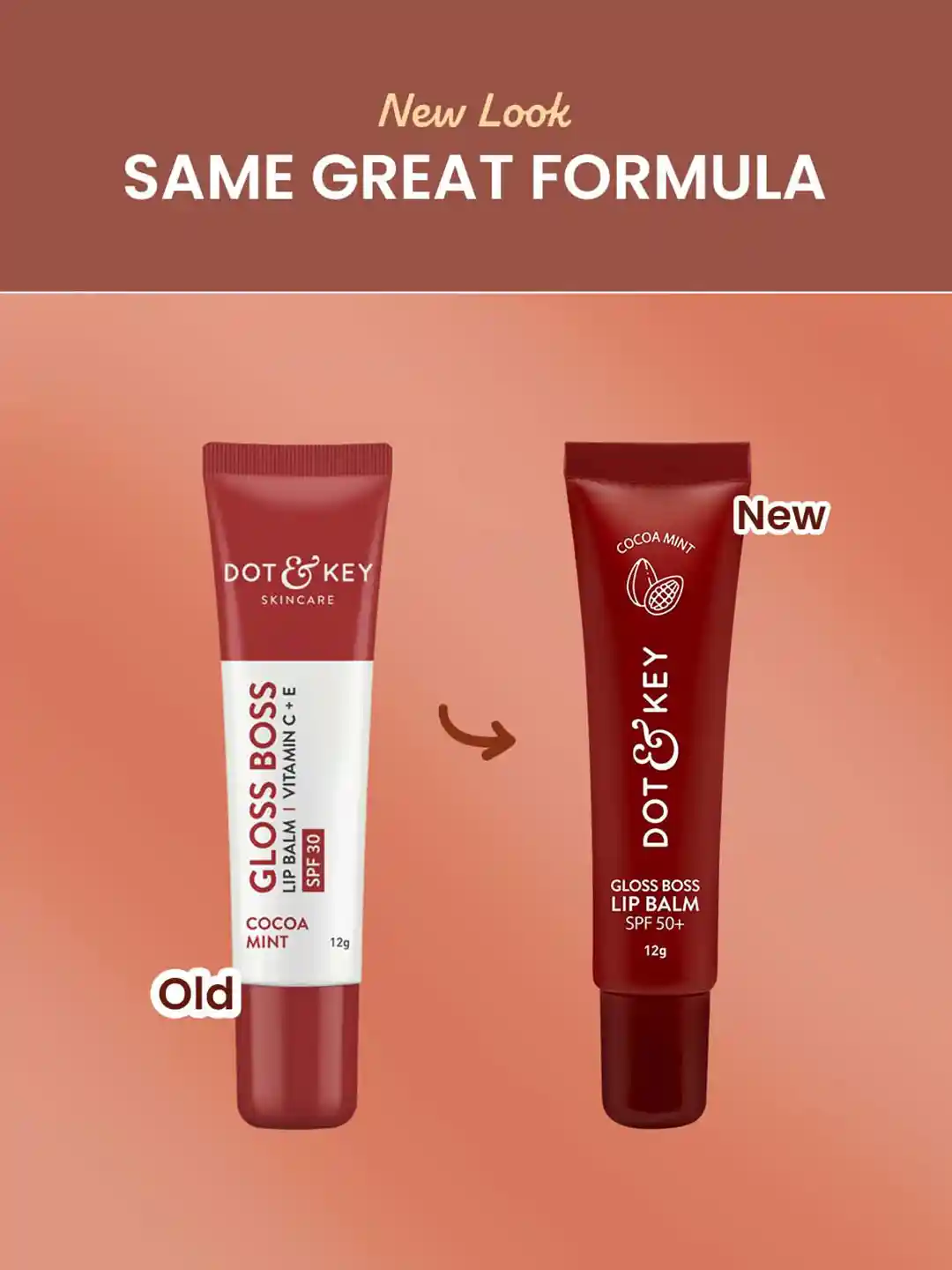 Buy DOT KEY Gloss Boss Vitamin C+E Tinted Lip Balm with SPF 50