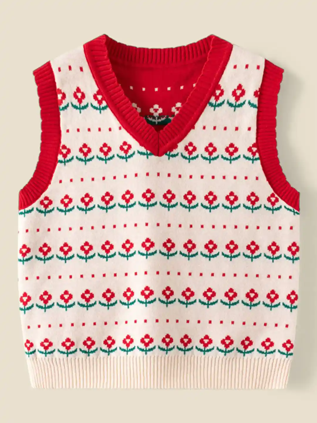 Buy YK Boys Floral Self-Design Sweater Vest Sweaters for Boys