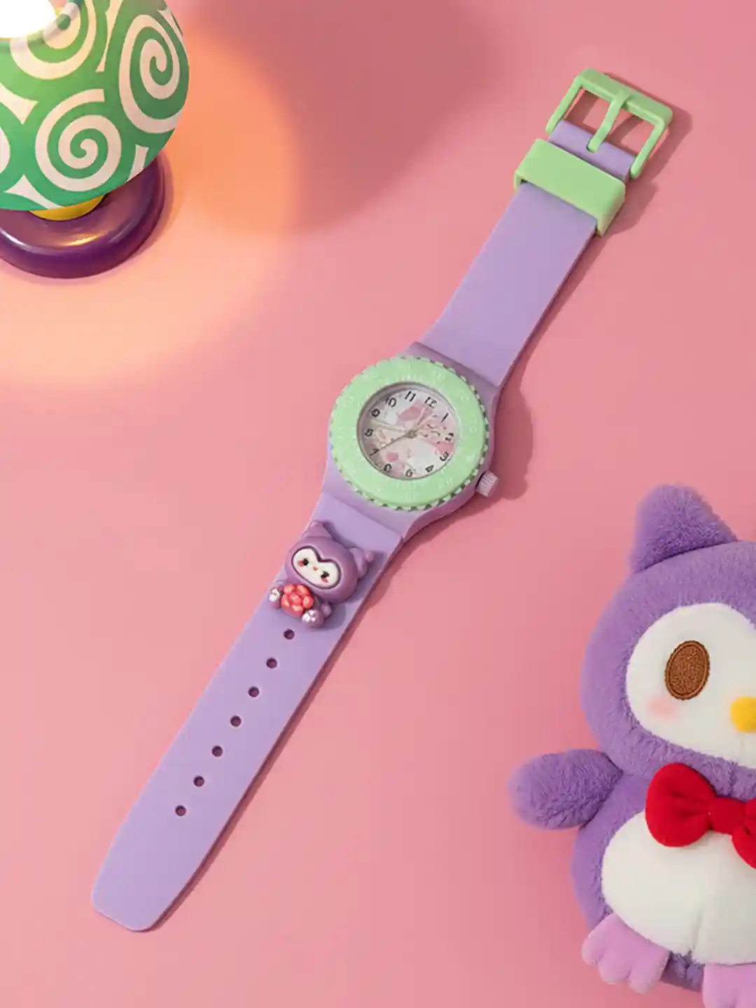 Buy Time Up Kids Printed Dial Straps Rotating Time-Teaching