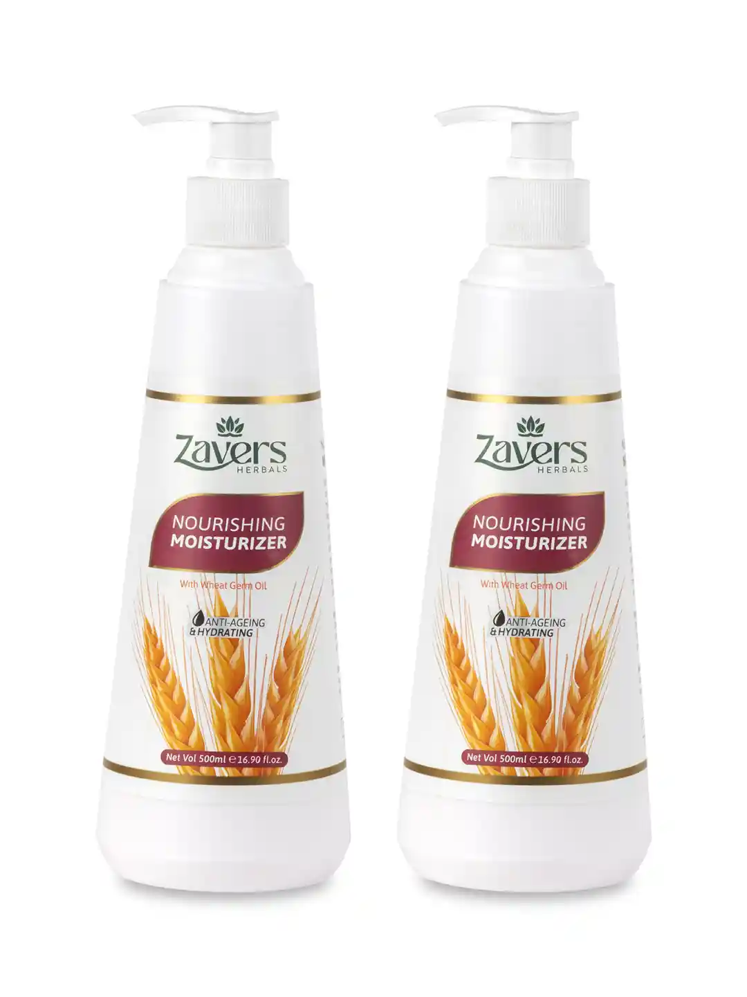 Buy Zavers Set Of 2 Skin Moisturizer Lotion - 500ml Each - Body