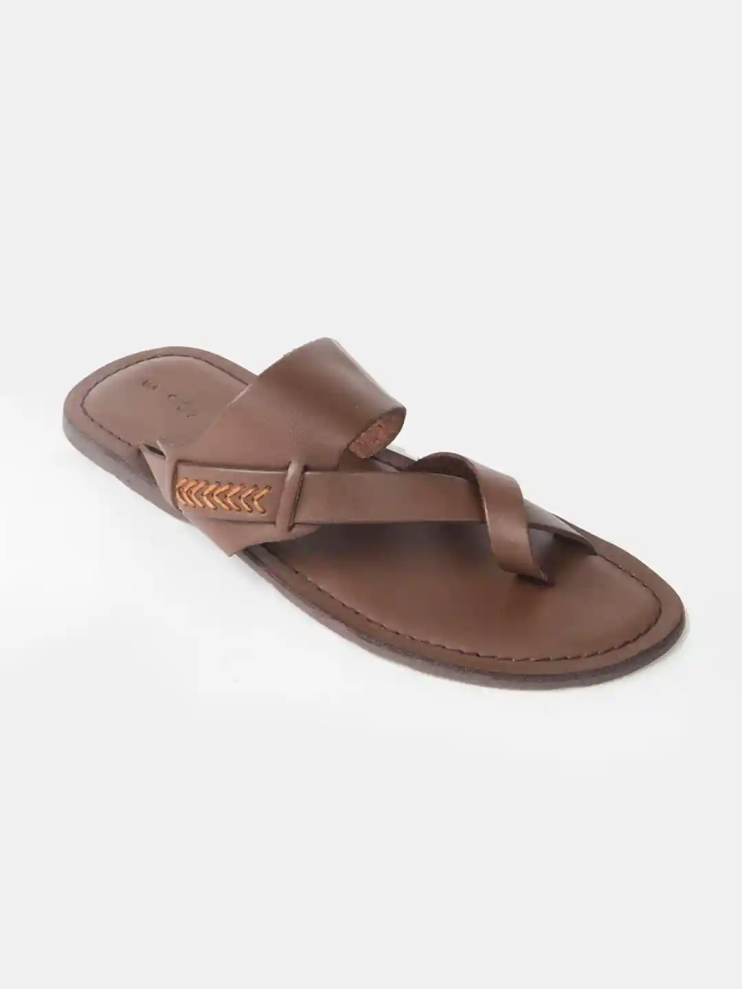 Fabindia Brown Leather Chappal Buy Brown Leather Chappal For Men
