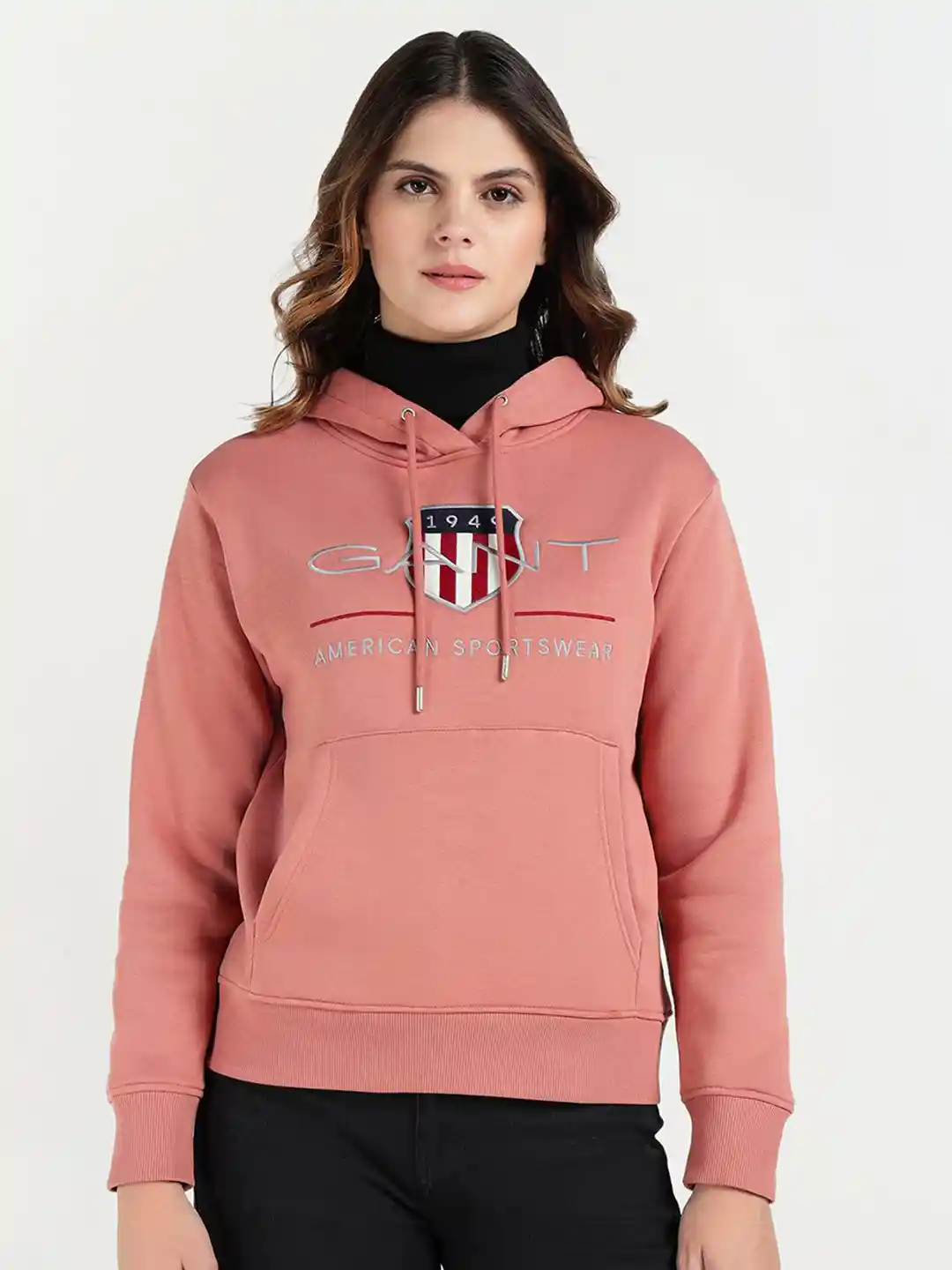 Buy GANT Women Printed Hooded Sweatshirt Sweatshirts for Women