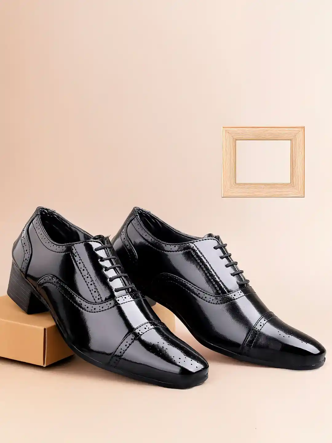 Buy Bxxy Men Lace-Ups High-Top Formal Brogues Formal Shoes for