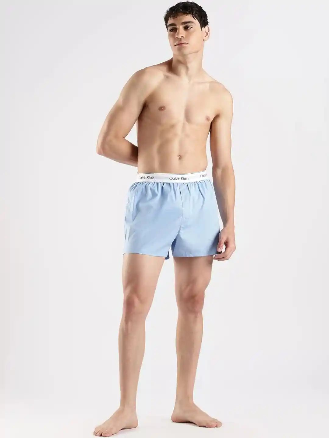 Buy Calvin Klein Underwear Men Pack Of Striped Mid Rise Boxers