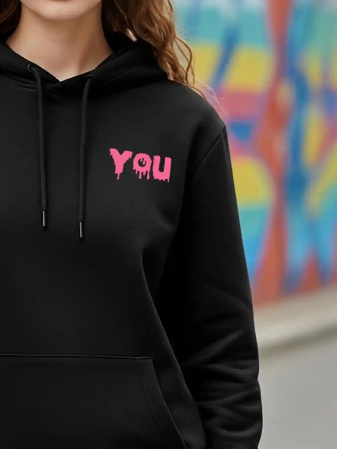 Buy BENNY BROOKS Women Graphic Printed Hooded Long Sleeves