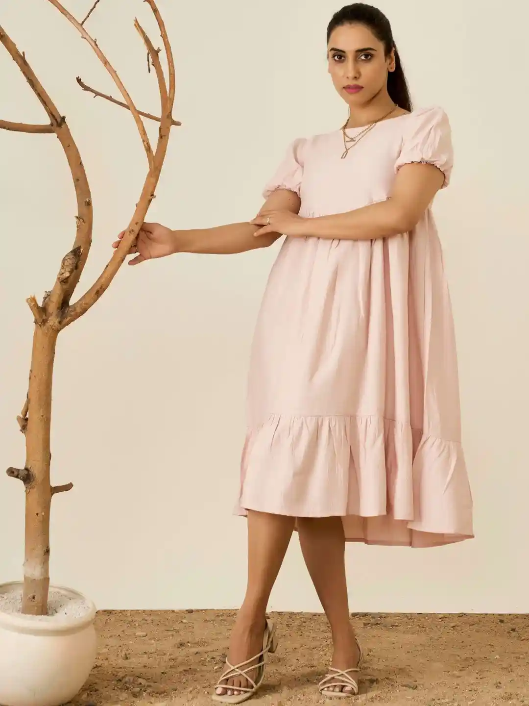 Buy by The Roadster Life Women A-line Ruffled Midi