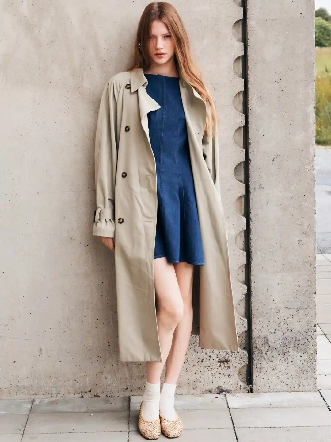 Buy H&M Flared-Skirt Denim Dress Dresses for Women 35496002 Myntra