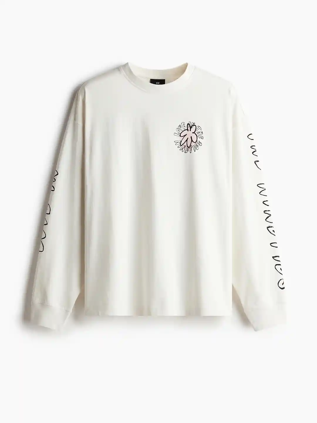 Buy H&M Oversized Fit Printed Jersey Top Tshirts for Men