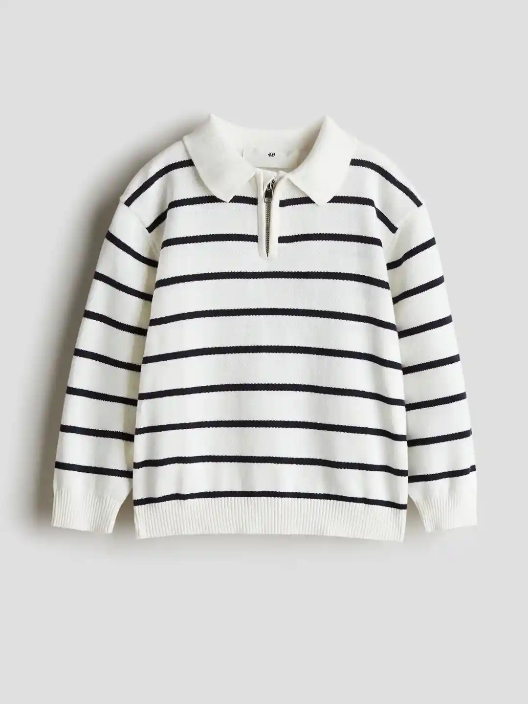 Sleeve Polo Shirt Long Sleeve Striped Shirt H&m Buy H&M Zip
