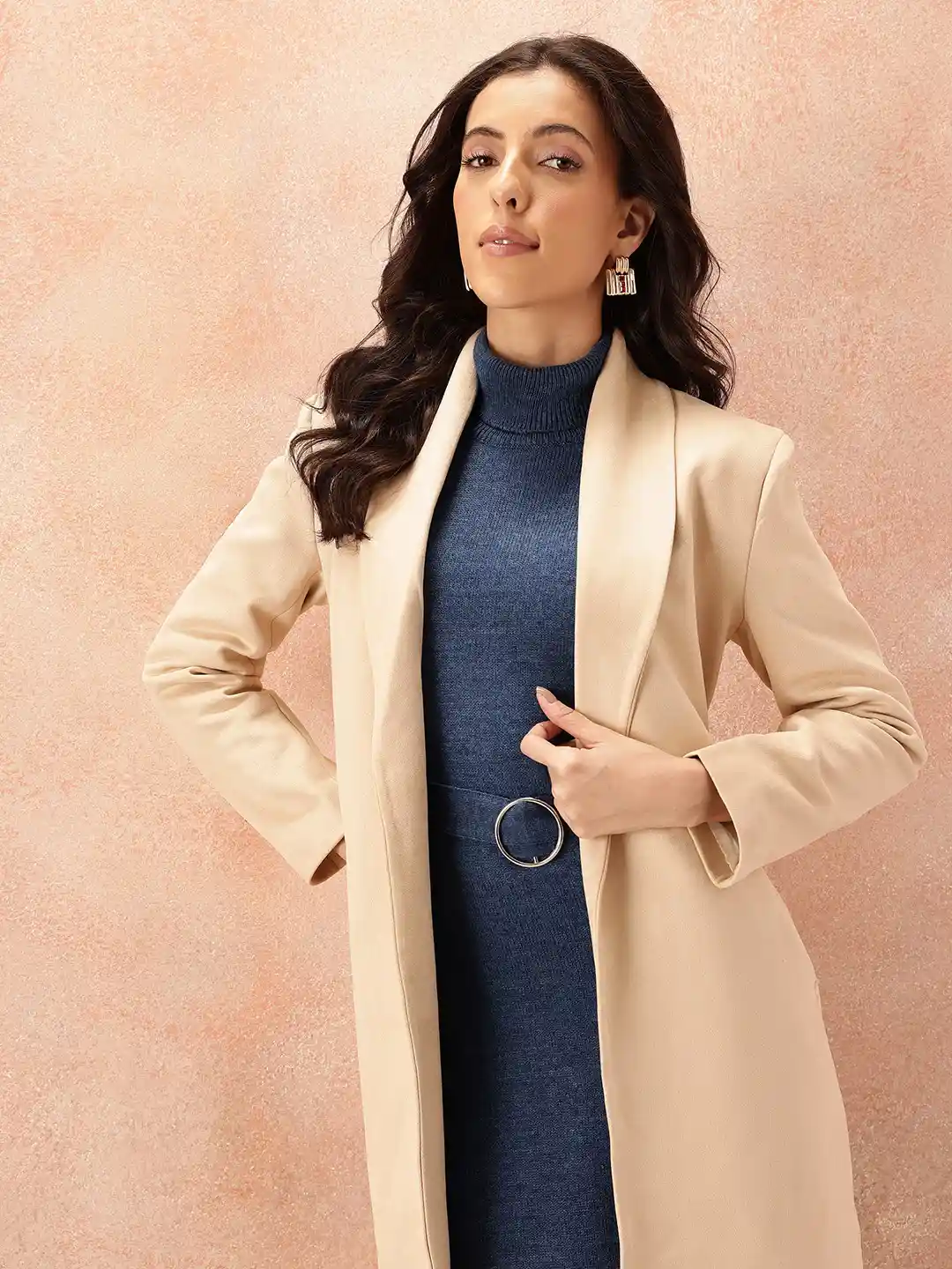 Single Breasted Shawl Collar Long Coat Me And Em Jackets Luxury