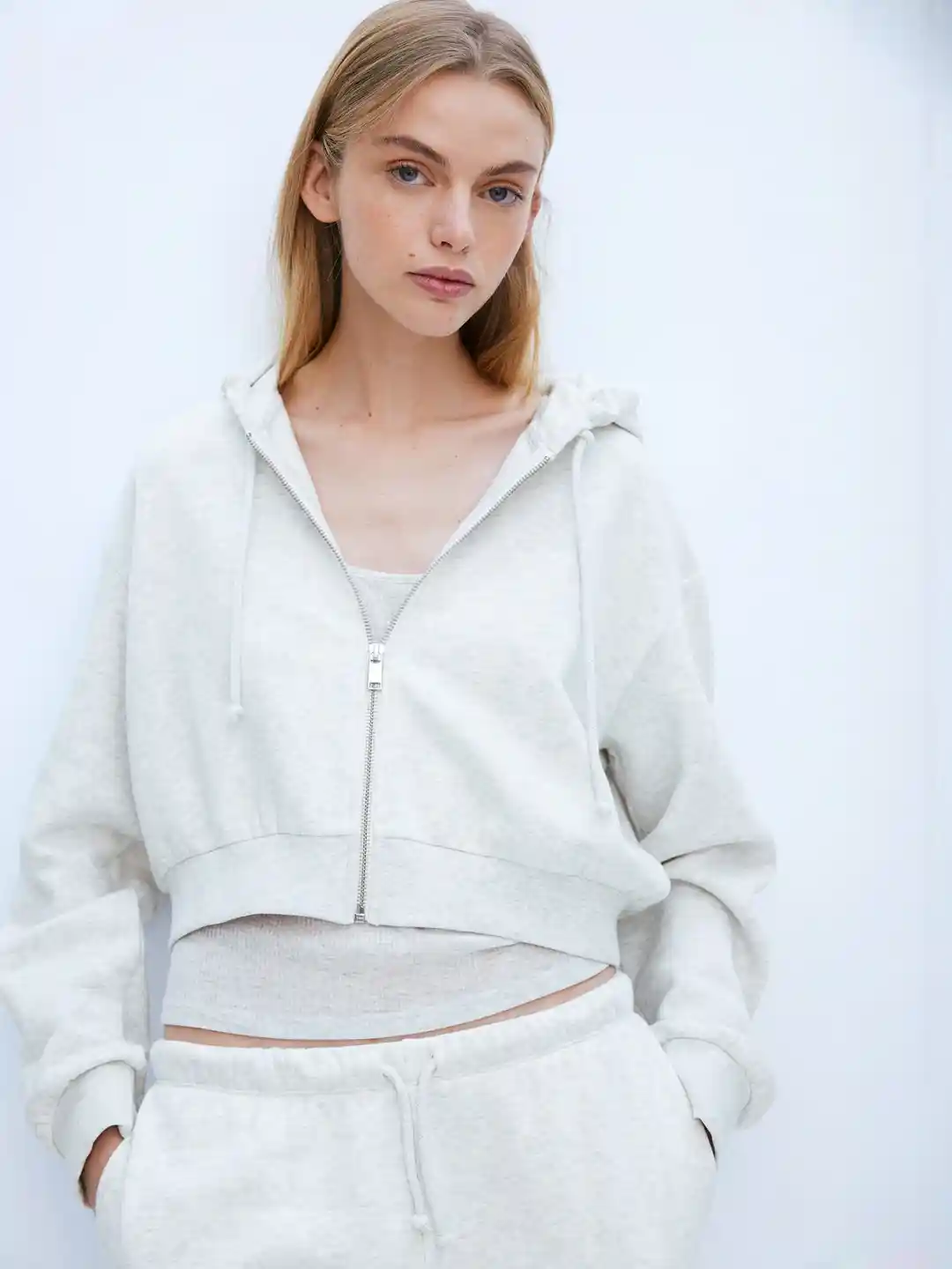 Buy H&M Cropped Zip-Through Hoodie Sweatshirts for Women