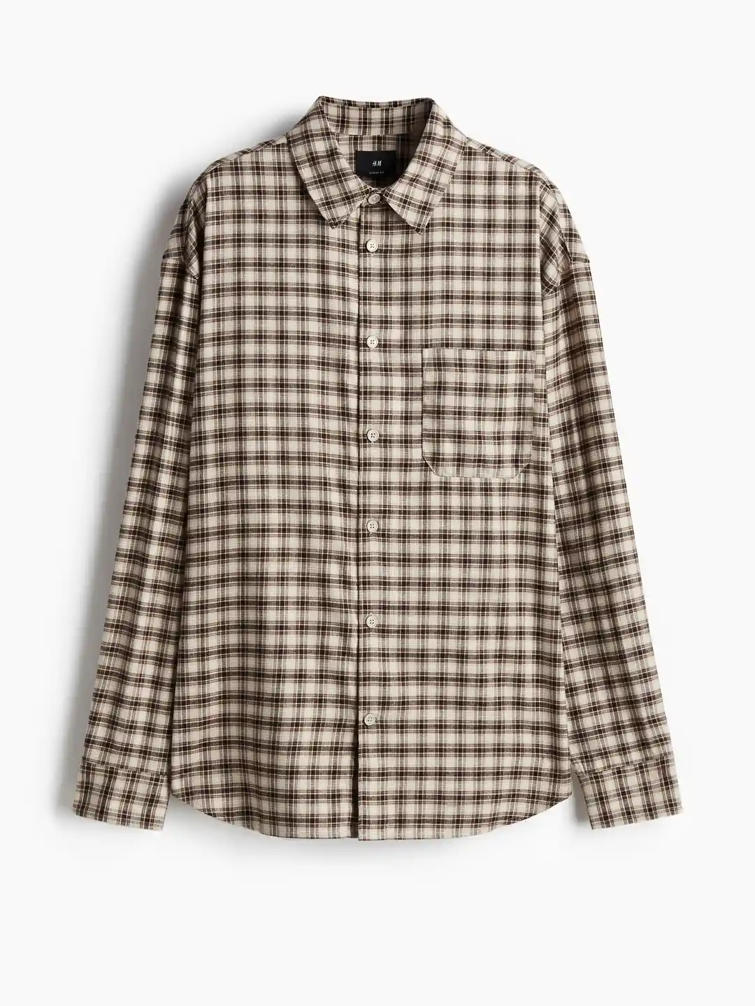 Buy H&M Checked Loose Fit Shirt Shirts for Men 30882408 Myntra