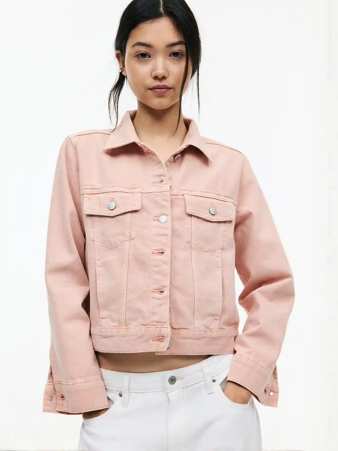 Buy H&M Denim Jacket Jackets for Women 32321043 Myntra