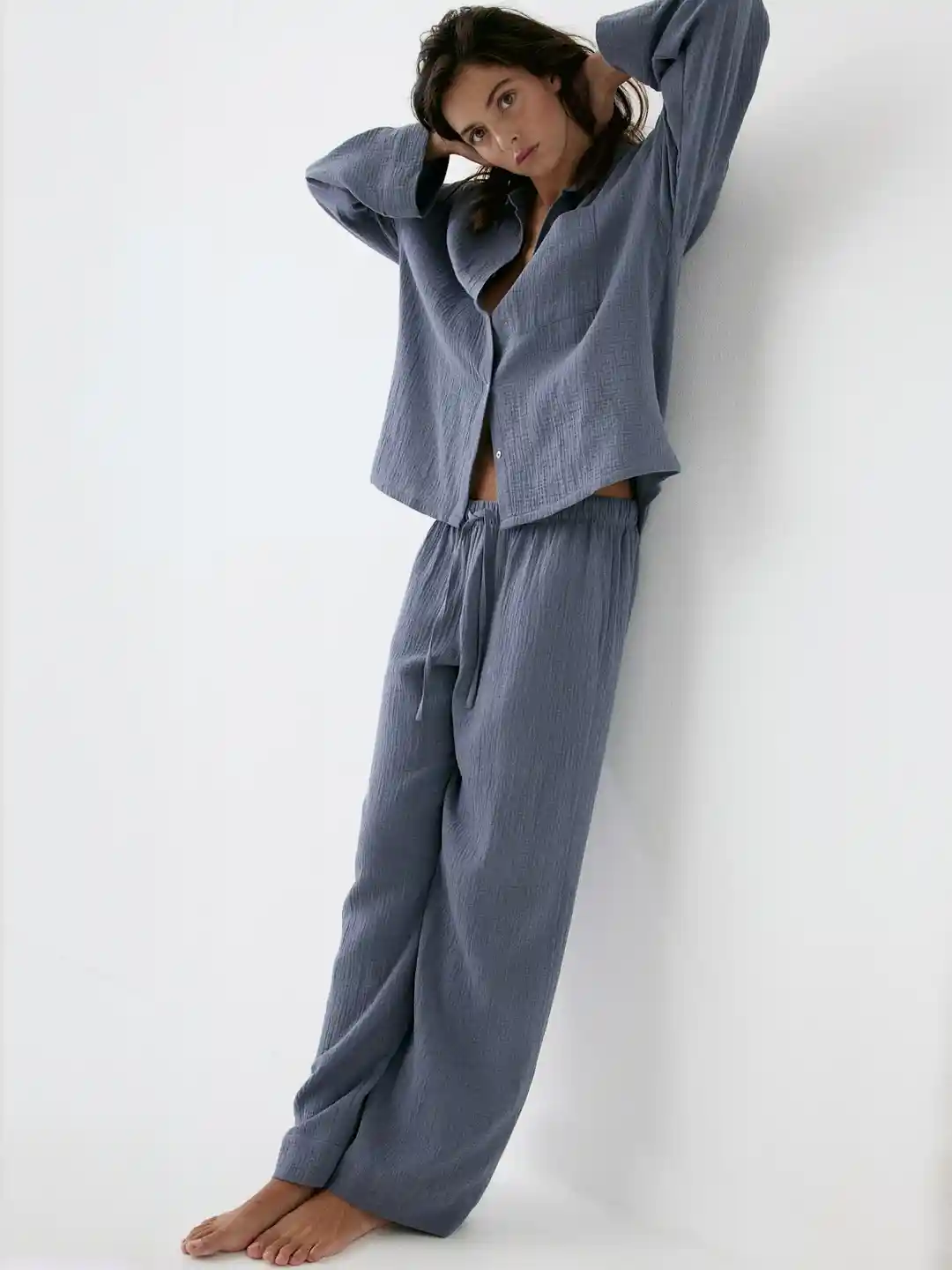 Cotton Muslin H And M Pyjamas Set H&M Pure Cotton Muslin Night Suit