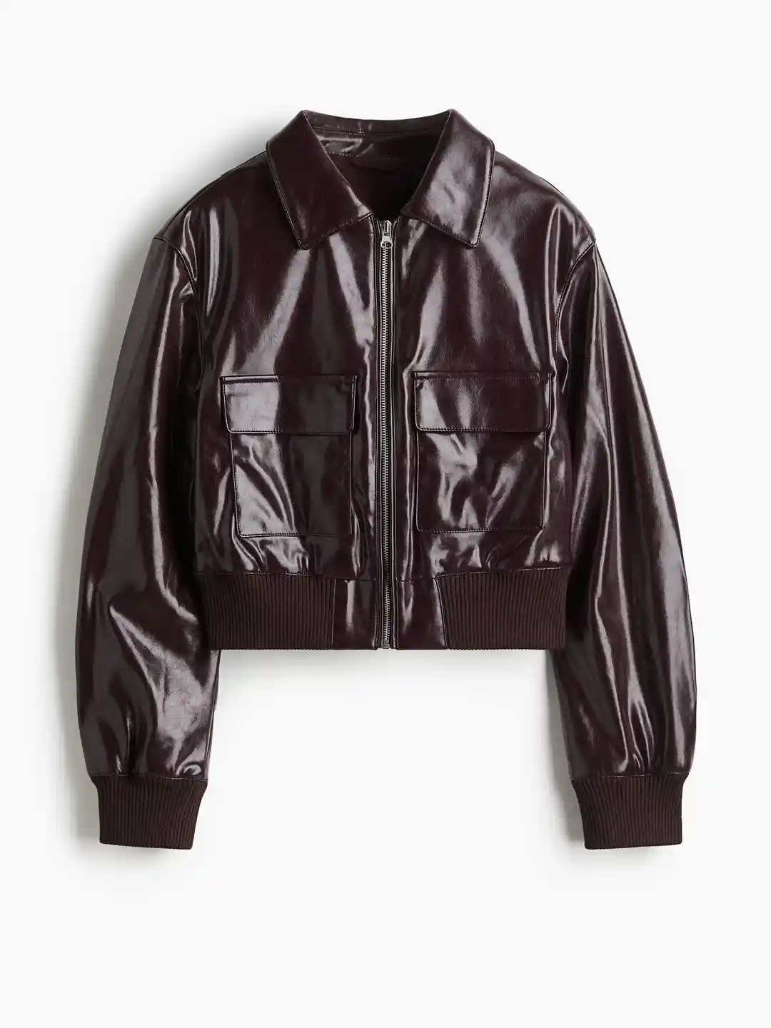 Buy H&M Coated Bomber Jacket Jackets for Women 36655989 Myntra