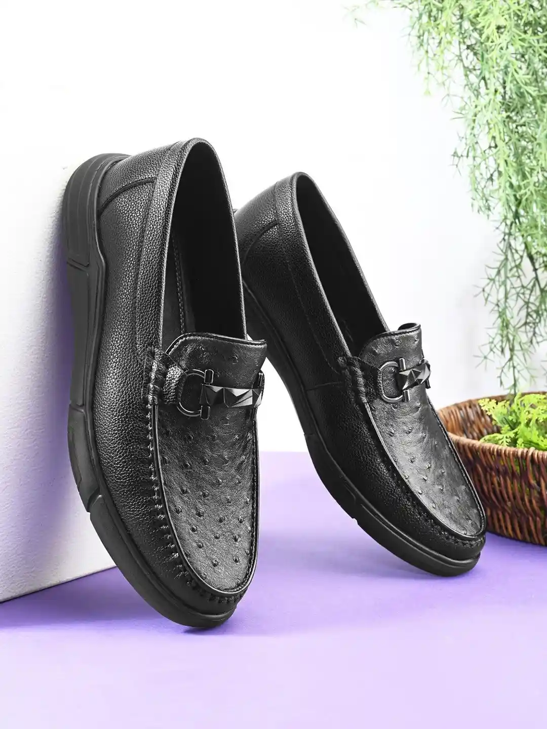 Buy San Frissco Men Round Toe Slip-On Loafers Casual Shoes for