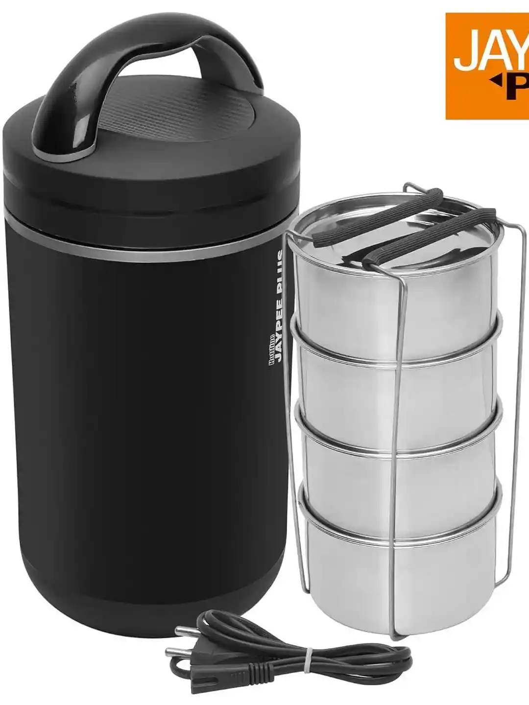 Buy JAYPEE PLUS Black Hotline Stainless Steel Electric Lunch Box