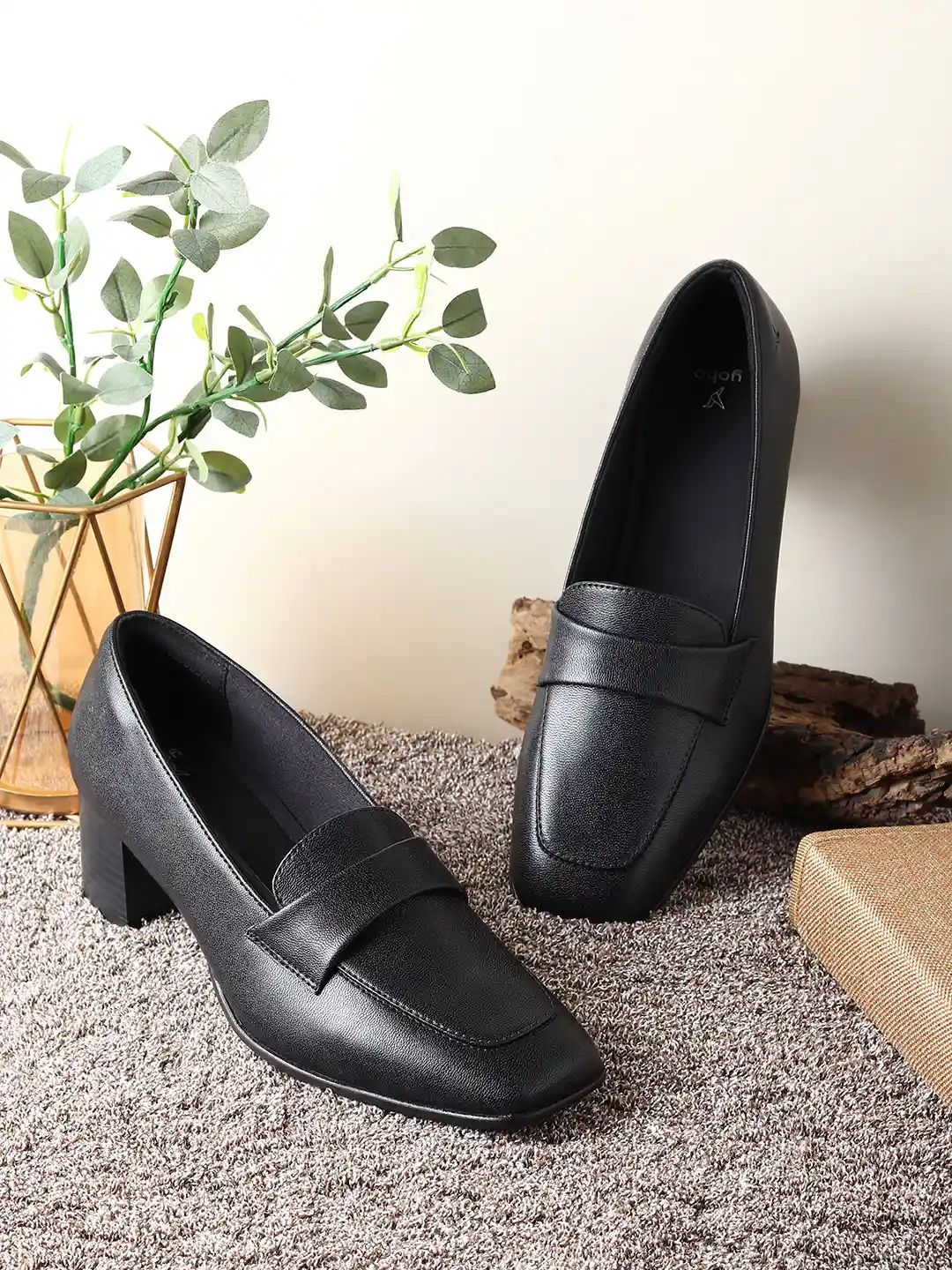 Buy yoho Women Bliss Heel 001 Slip-On Block Heel Orthopedic