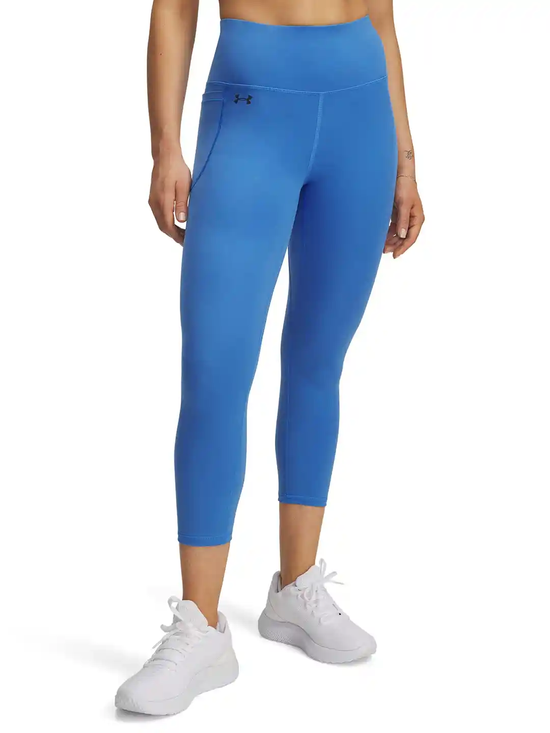 UNDER ARMOUR Women Brand Logo Detail Cropped Running Tights