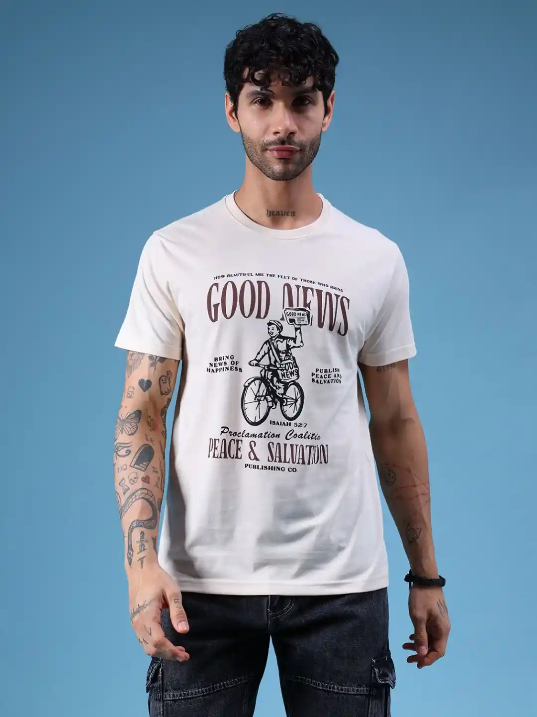Buy LIMEROAD Men Typography Printed T-shirt Tshirts for Men