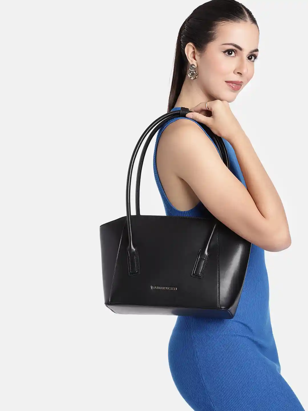 Buy Van Heusen Structured Shoulder Bag Handbags for Women