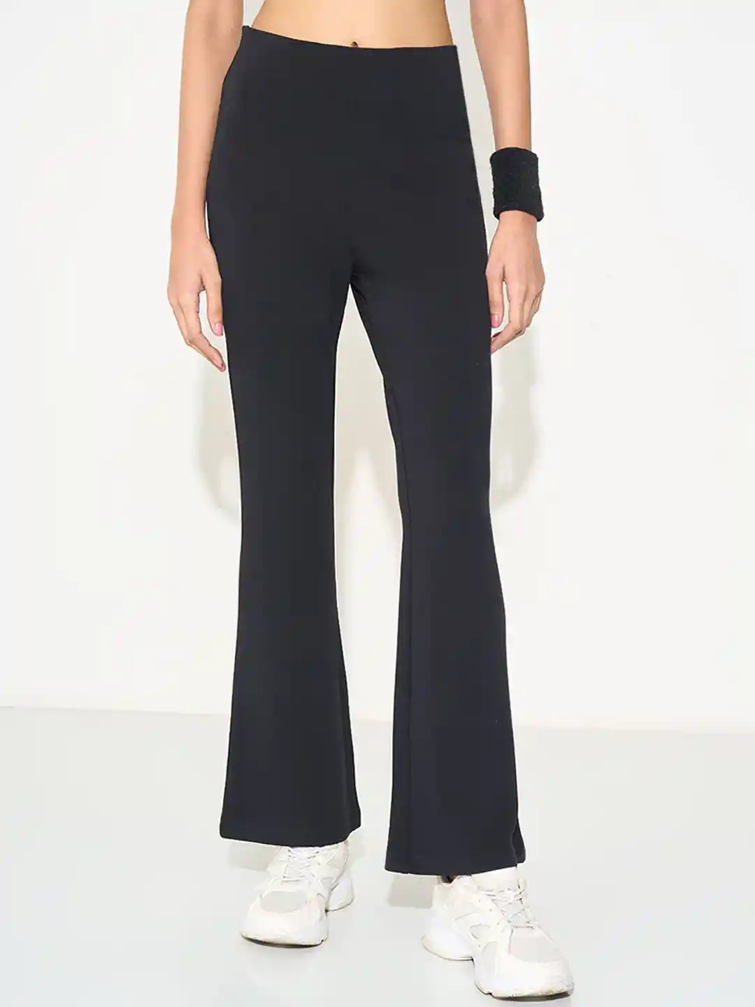 Buy Ajile by Pantaloons High-Rise Bootcut Tights Tights for