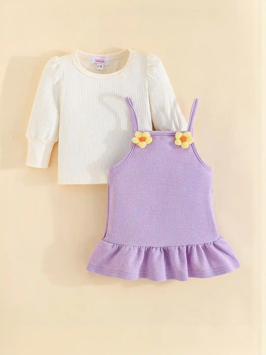 Buy Hopscotch Girls Fit Flare Dress Dresses for Girls 36935261