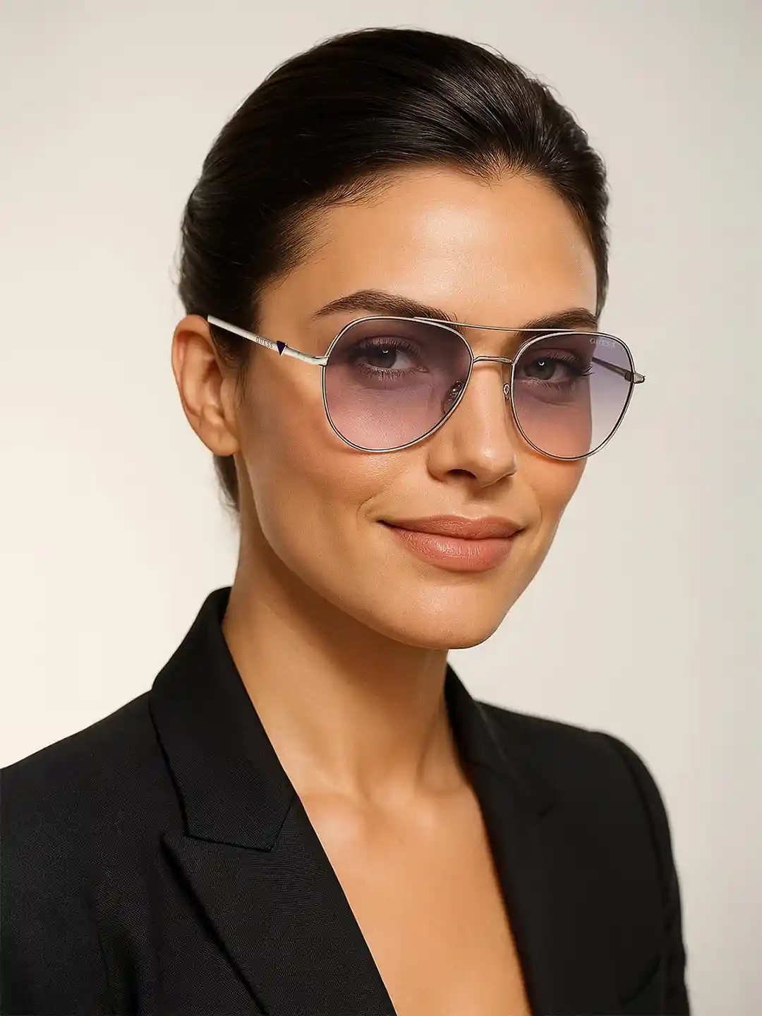 Buy GUESS Women Aviator Sunglasses with UV Protected Lens