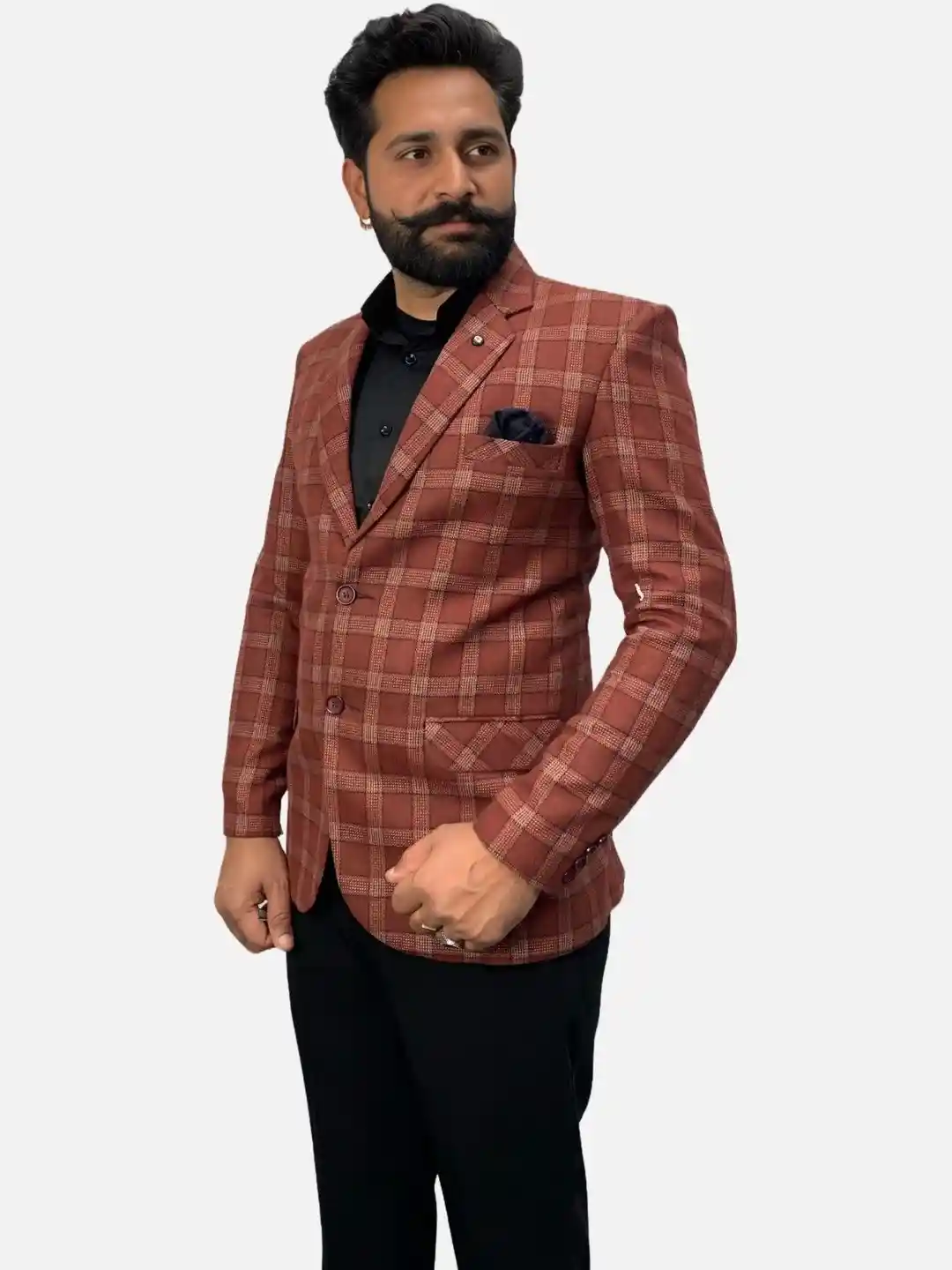 Buy GARGIAN Master Cut Men Wool Blend Regular Fit Blazer Blazers