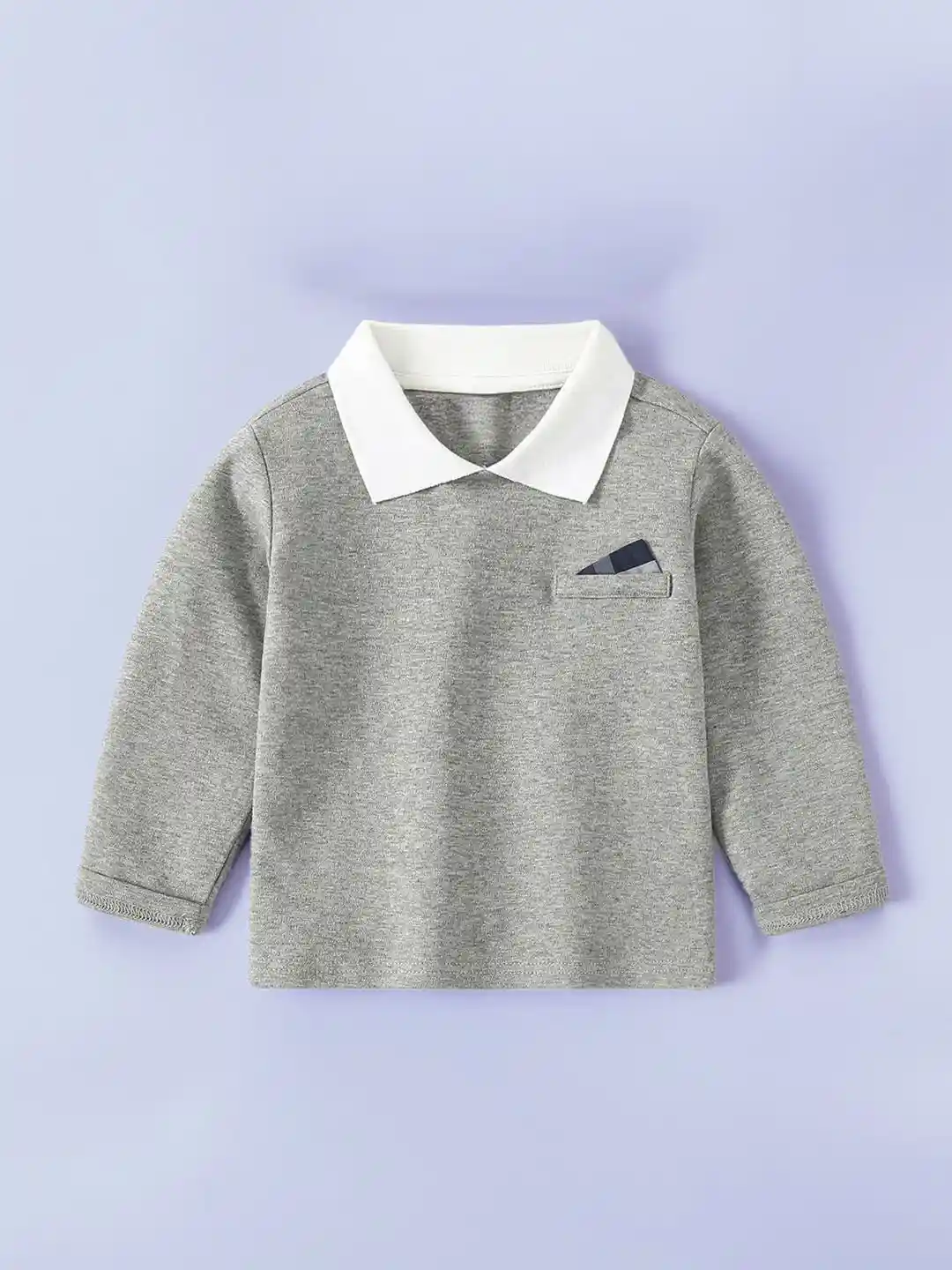 Buy Xsole Boys Shirt Collar Full Sleeve Pullover Sweater