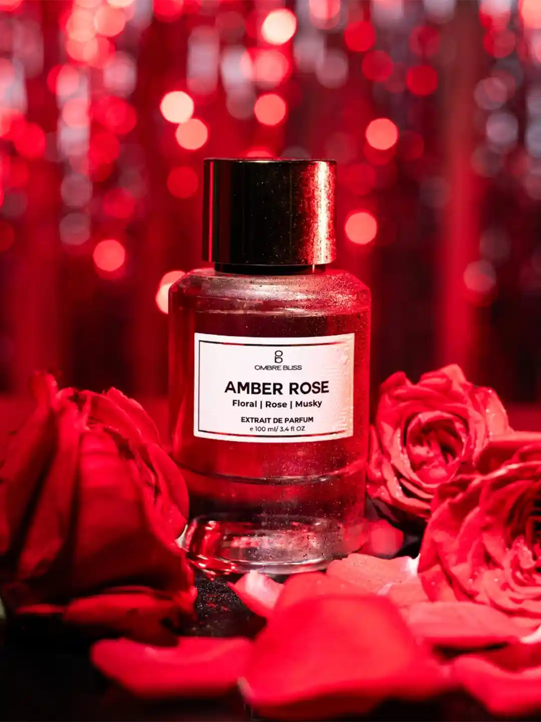 OMBRE BLISS Women Amber Rose Long Lasting Extrait da Perfume 100 ml