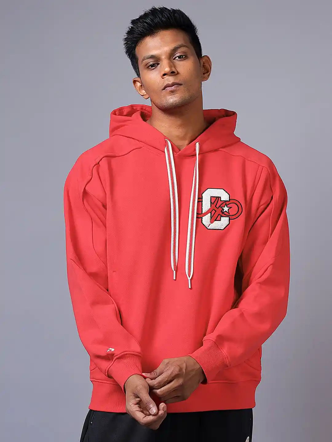 Converse Men Hooded Pullover Sweatshirt