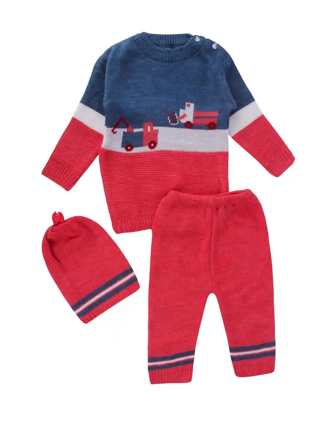 Buy Baby Boys Girls Winter Woollen Sweater Set Sweaters for - Main Image