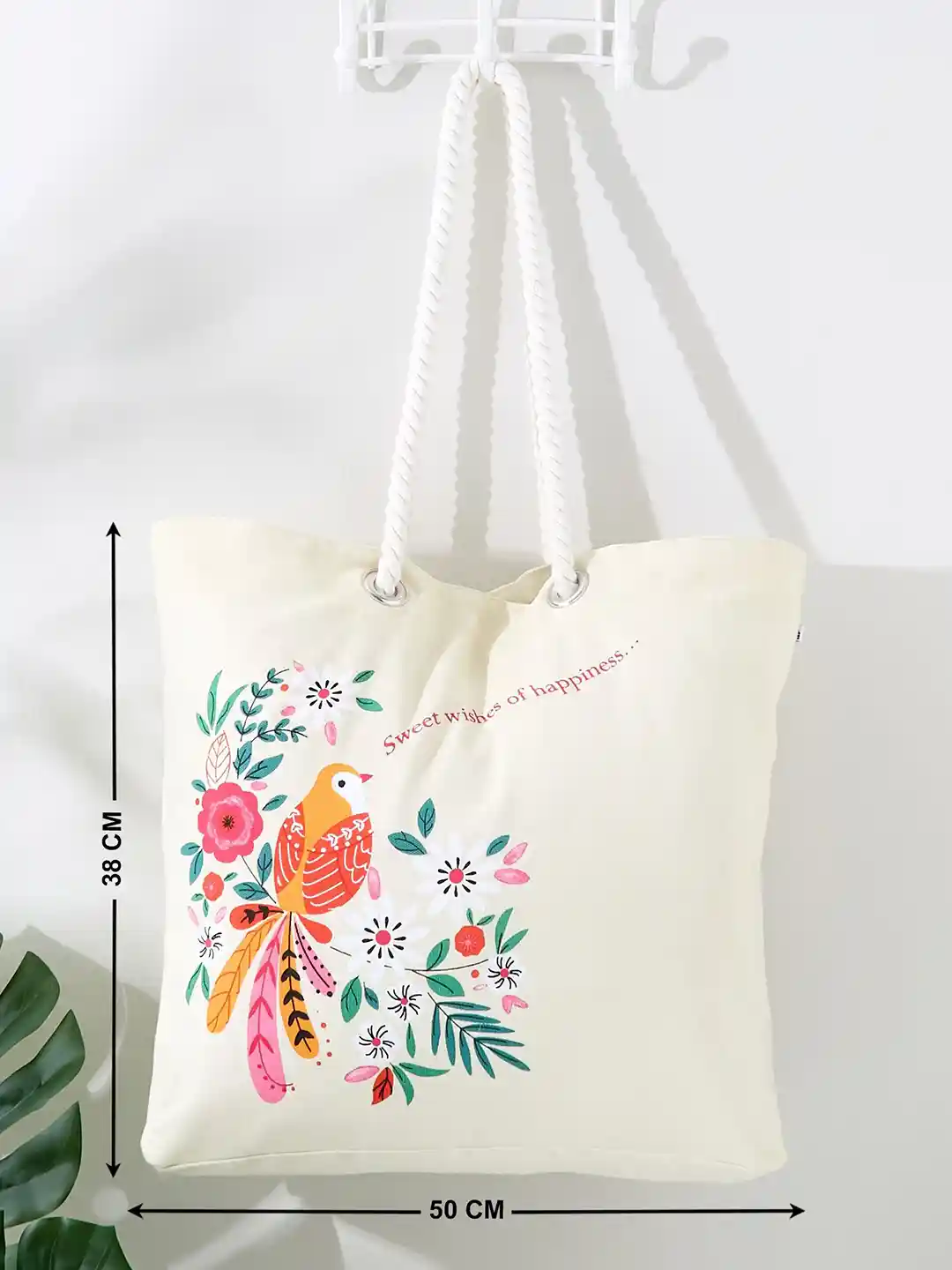 Canvas Bag Shopper 50 Cm Cotton Canvas Shopper Light Khaki Green