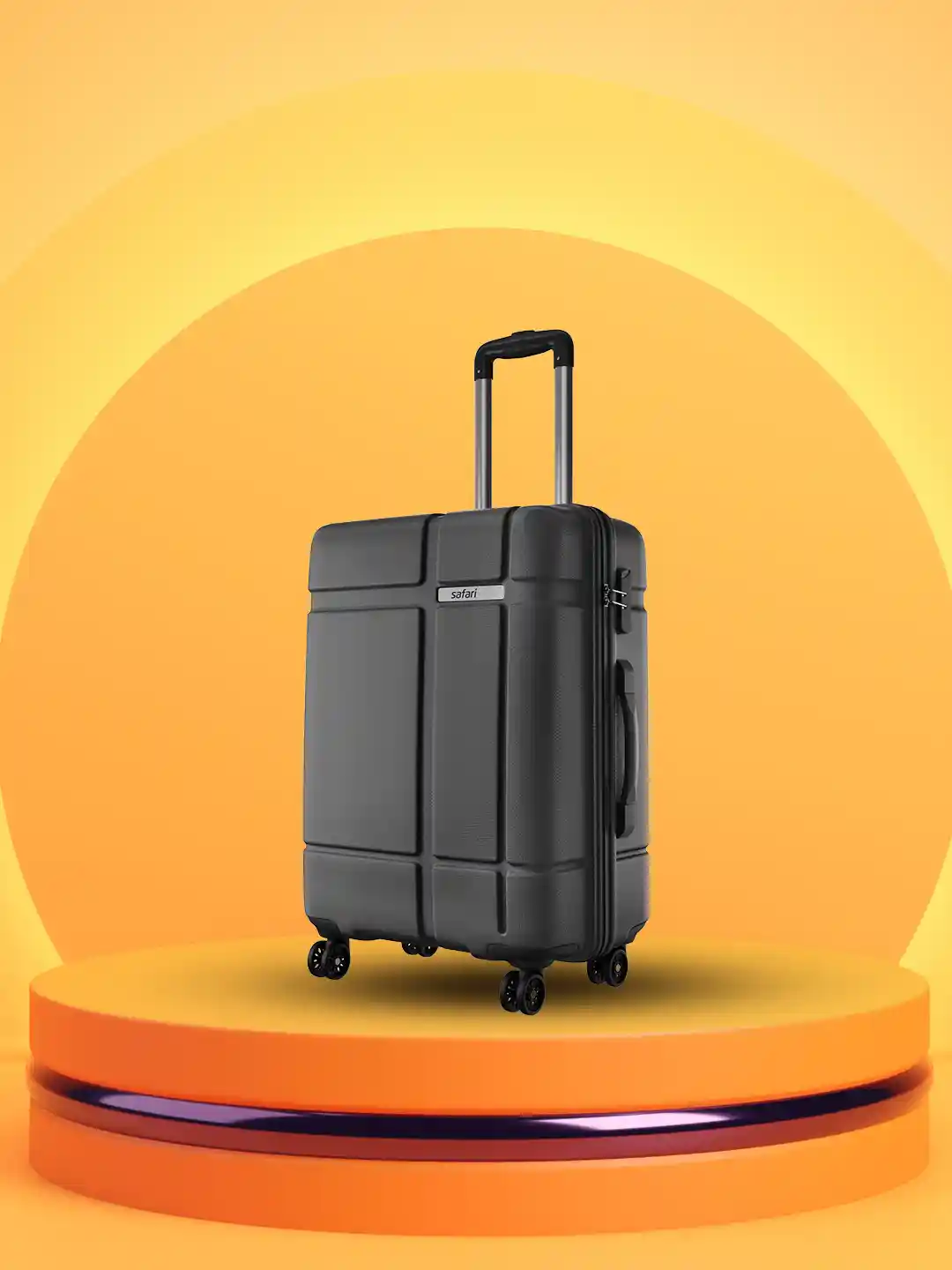 Buy Safari Route Poly Carbonate Medium Hard Trolley Bag 65 cm - Main Image