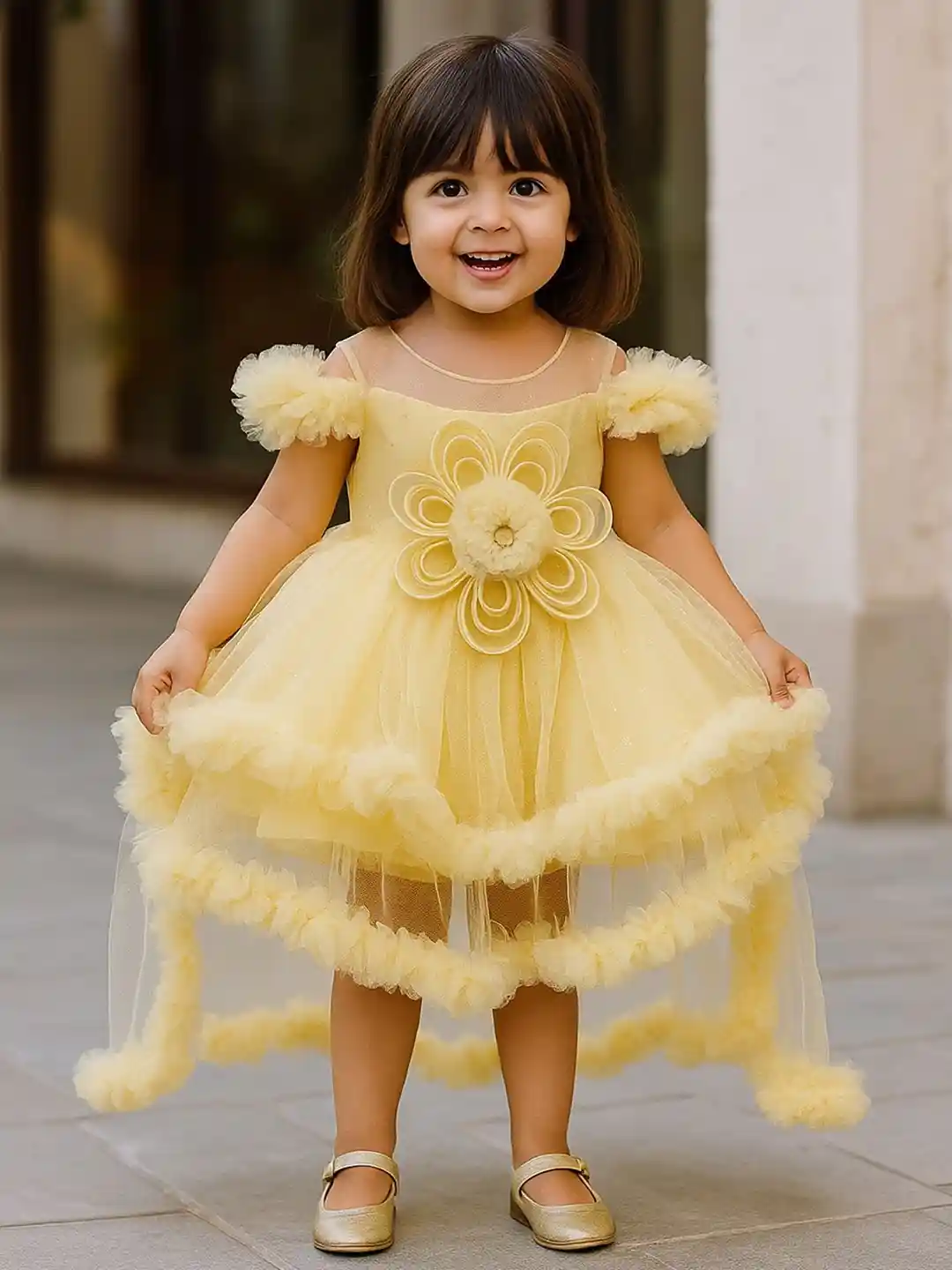 yellow prom dresses for kids