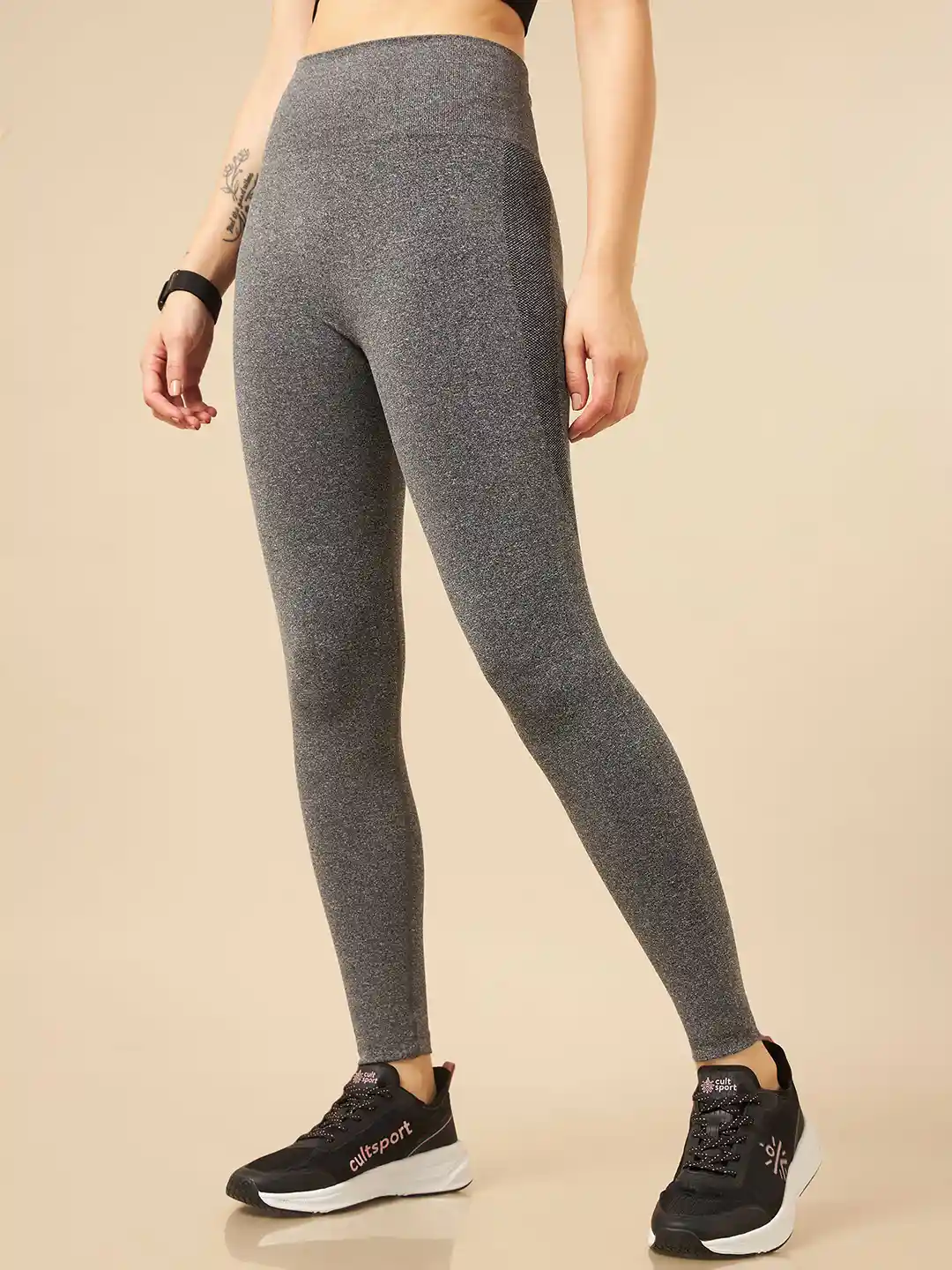 Buy CULT Seamless High Waist Leggings Tights for Women 15210704