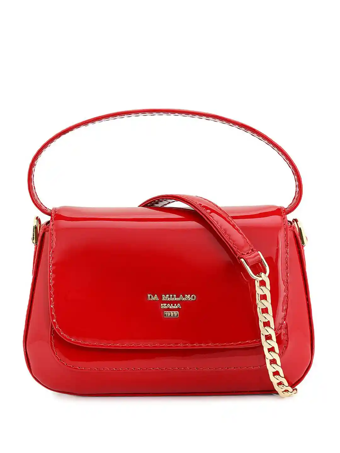 Da Milano Women Solid Miniature Leather Satchel Bag