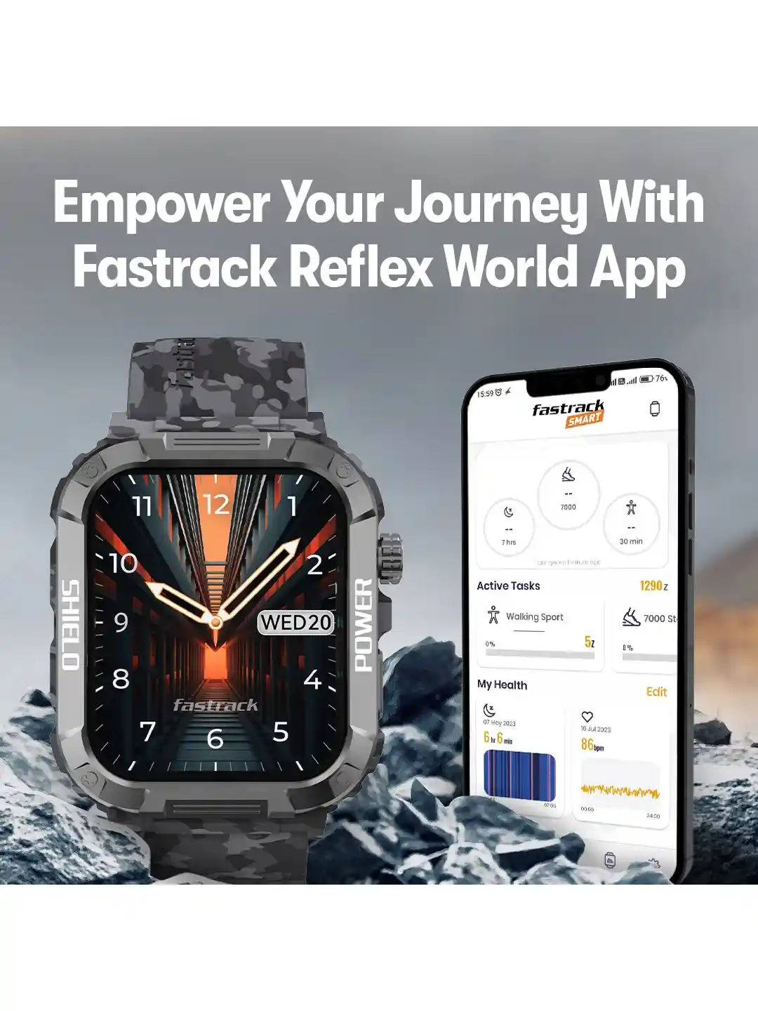 Buy Fastrack Vigor with Super HD Display 700 Nits BT Calling