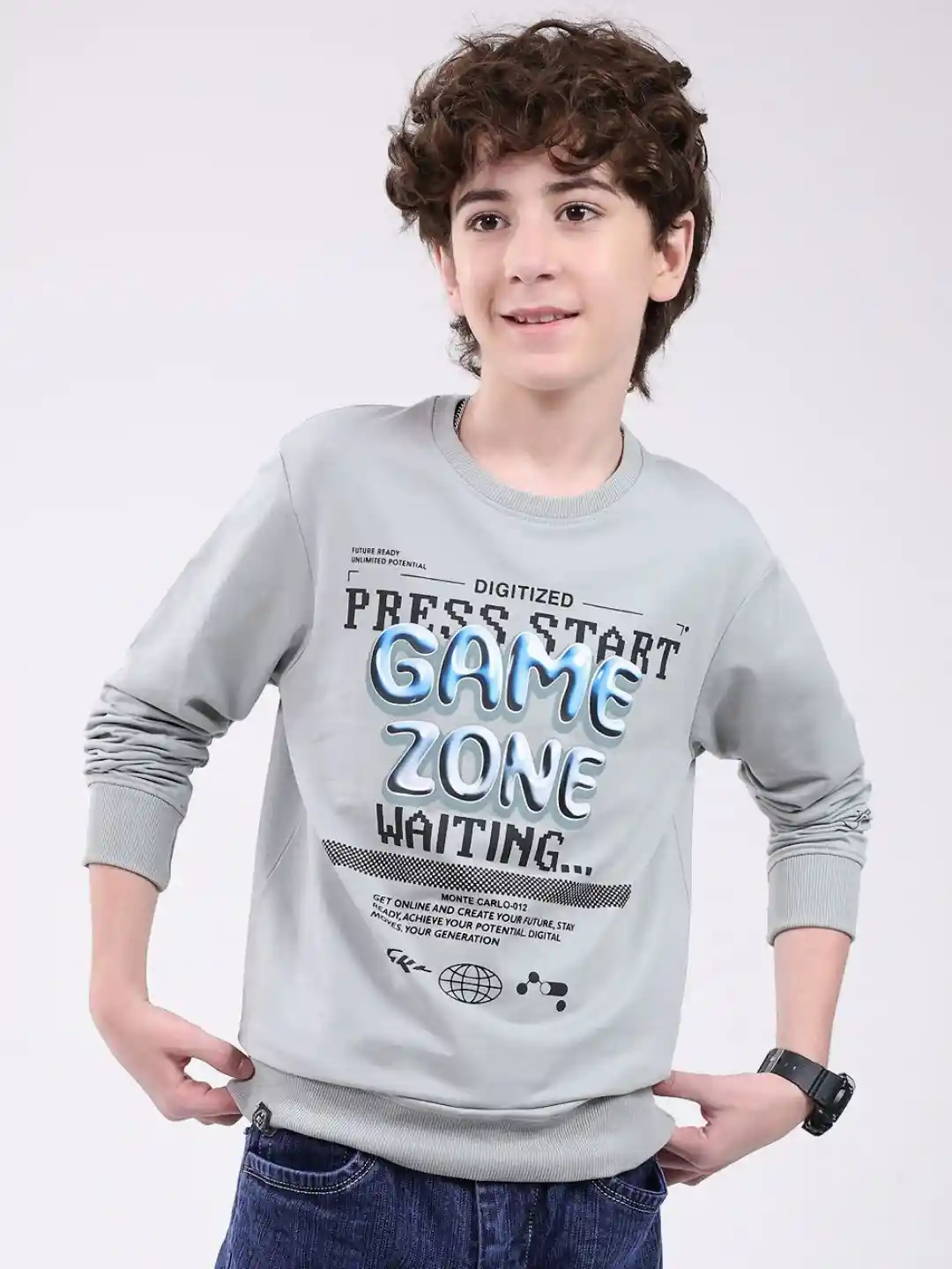 Buy Monte Carlo Boys Biker Printed T-shirt Tshirts for Boys