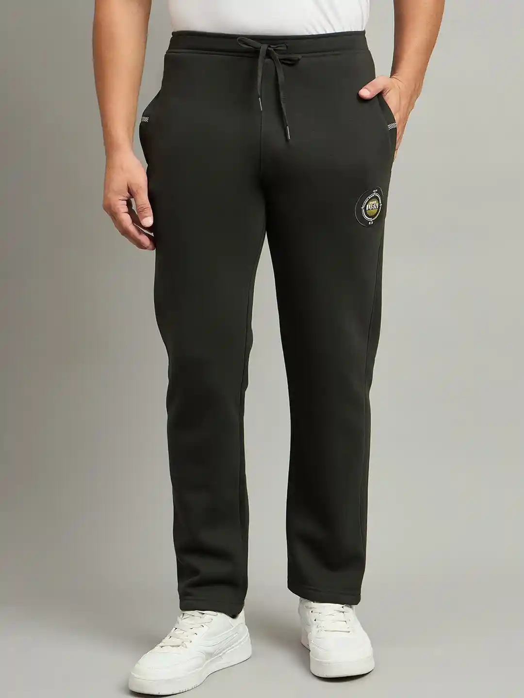 Duke Men Regular Fit Mid-Rise Track-Pants