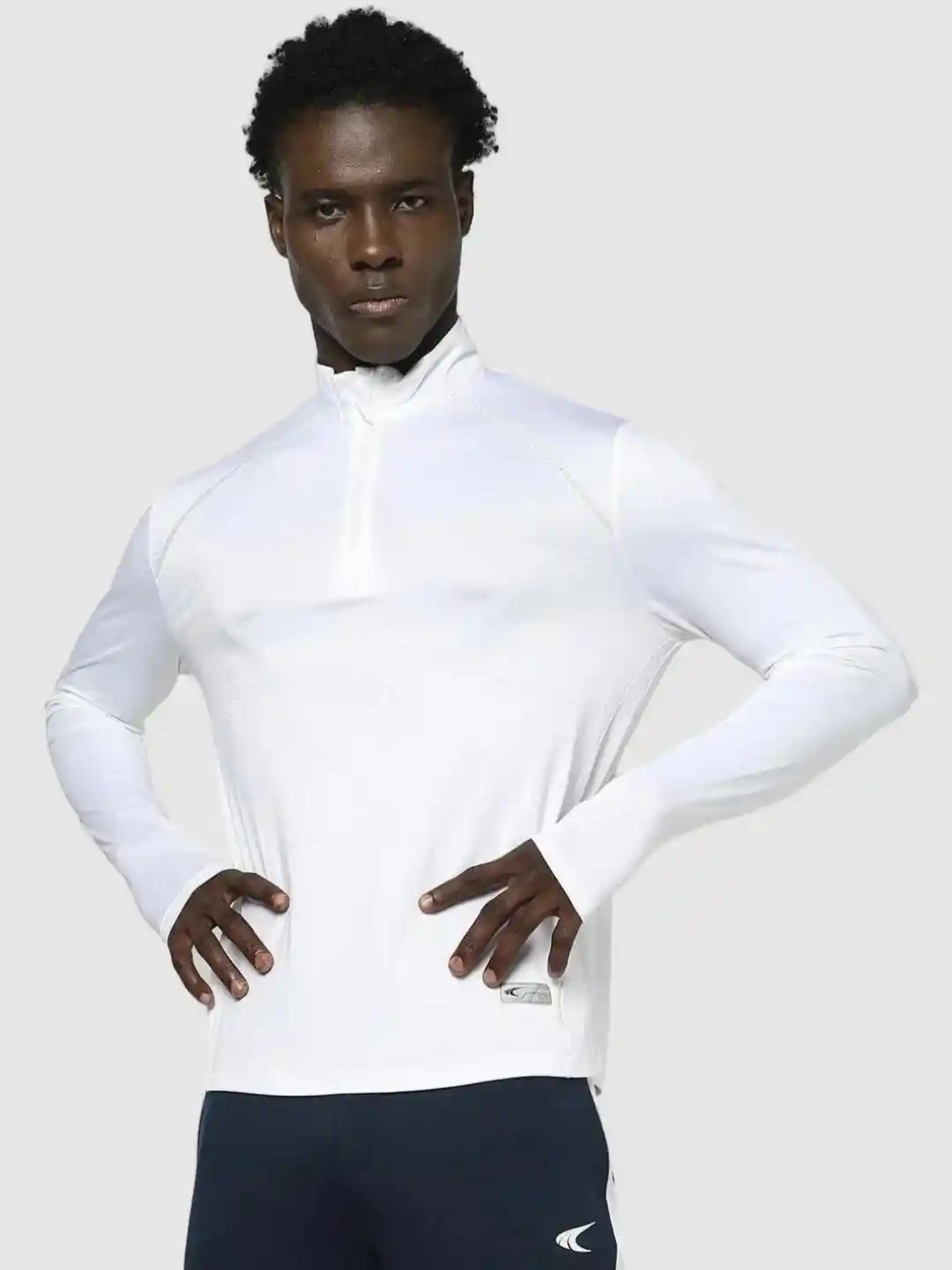 Buy Performax High Neck Thumb Hole Sleeves T-shirt Tshirts for
