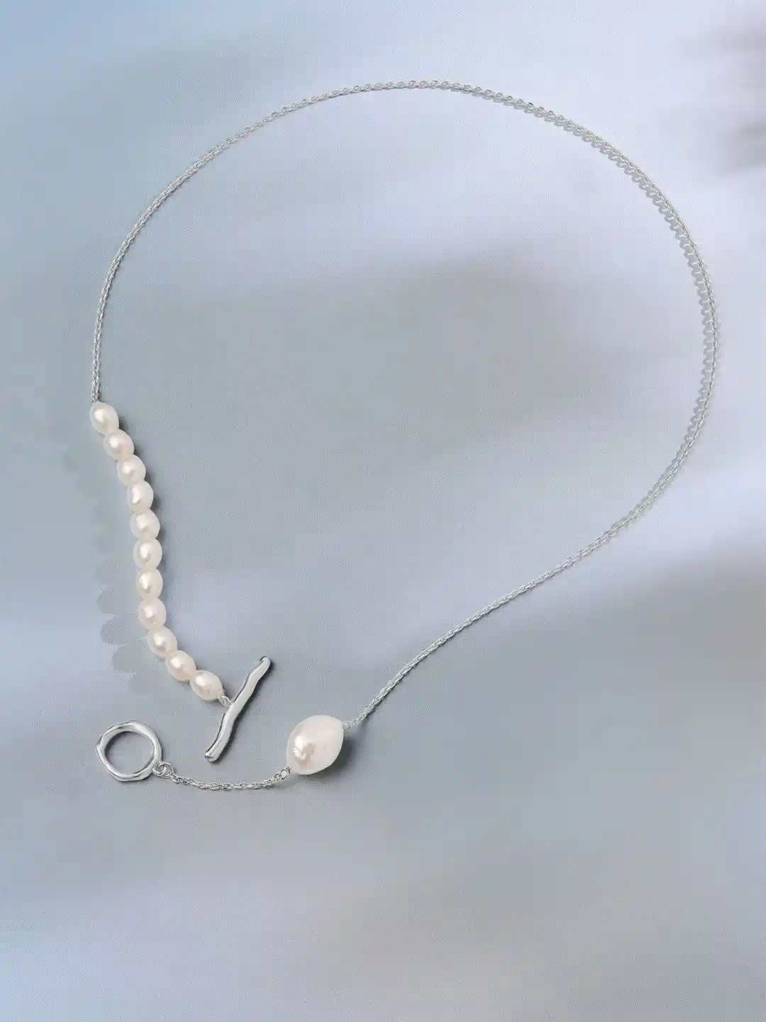 Buy Mia by Tanishq 93 KT Silver Playful Chic Pearls Beaded Minimal