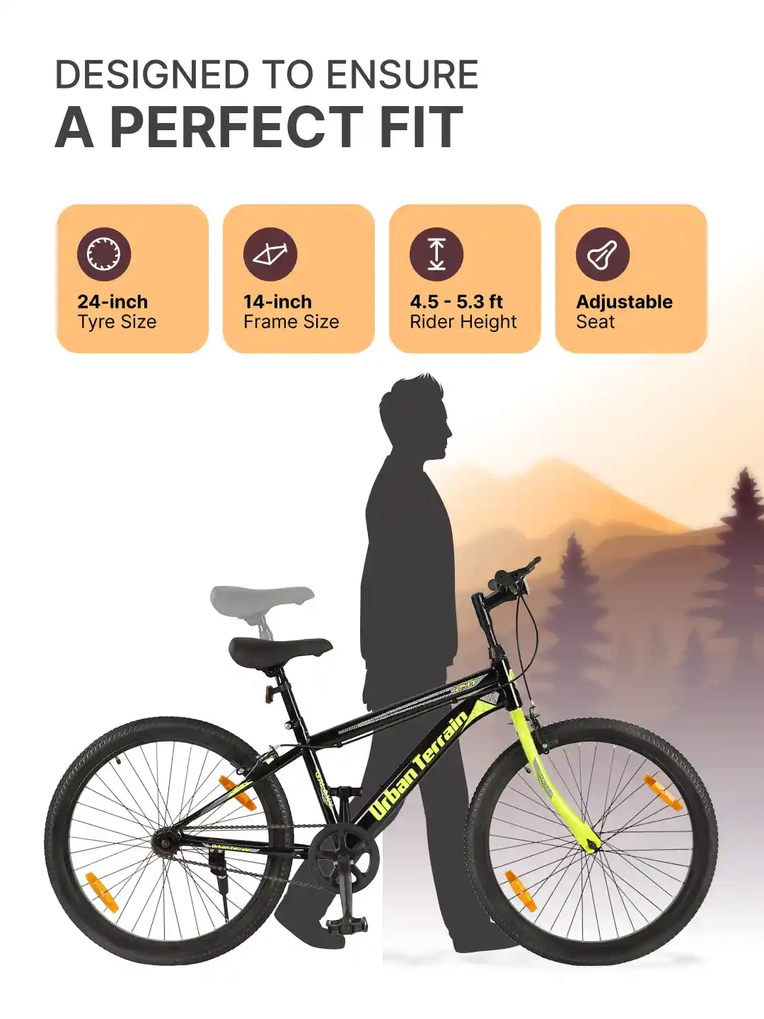 Colt Hero Bicycle 24 Inch Price Buy URBAN TERRAIN Galaxy Steel 24T