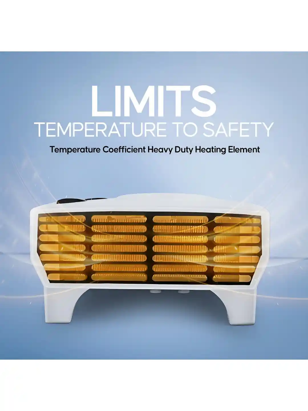 Buy Longway White Black Magma Fan Room Heater Room Heater for - Main Image