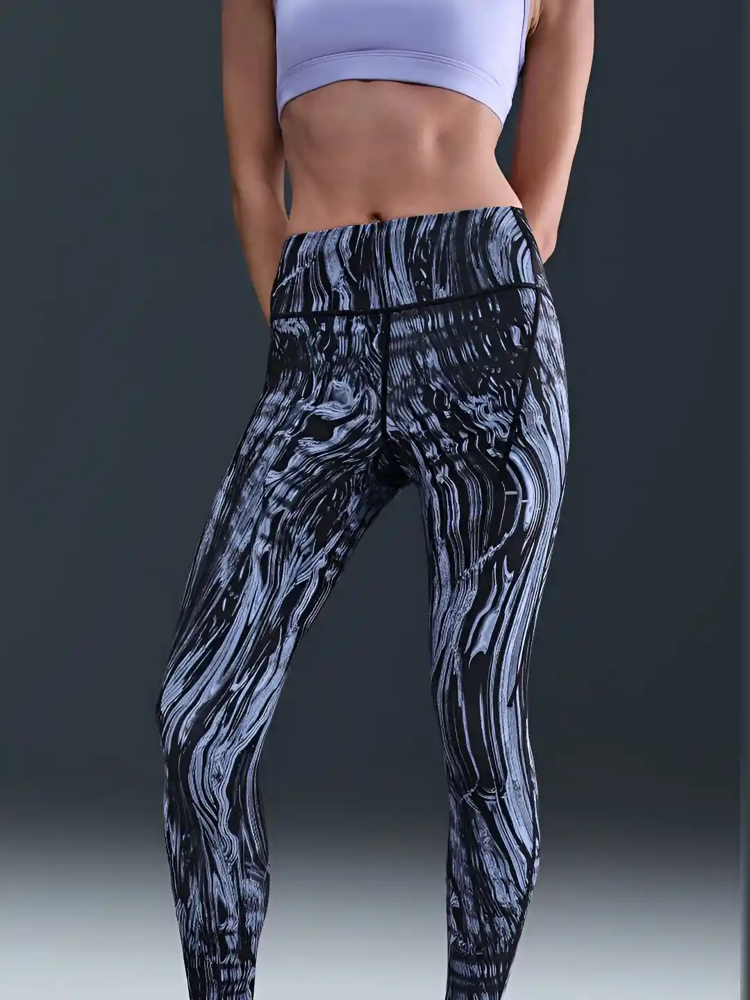 Nike Swift Women's High-Waisted 7/8 Printed Running Leggings