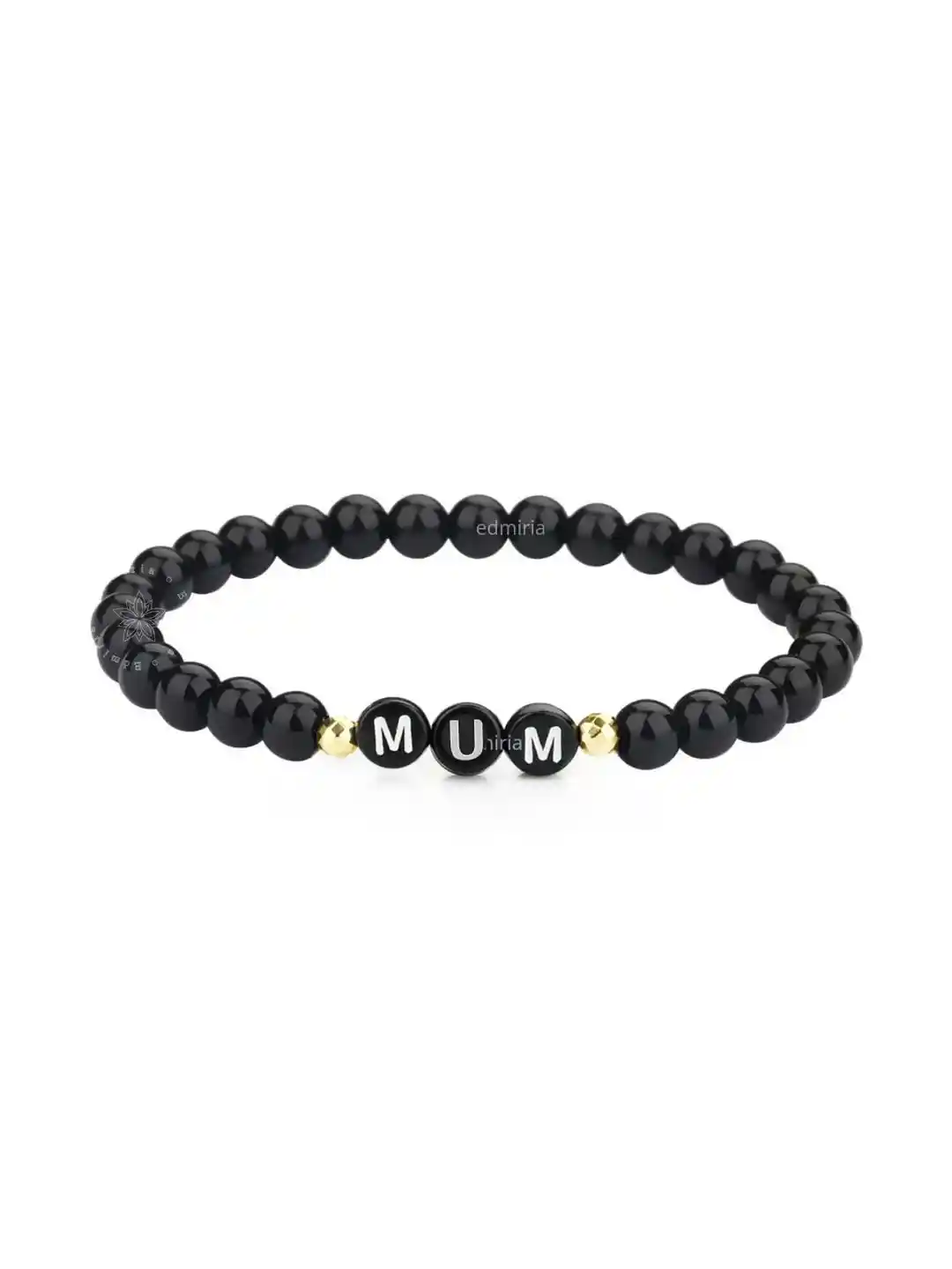 Buy EDMIRIA Unisex Ceramic Elasticated Mama Mummy Mom Bracelet