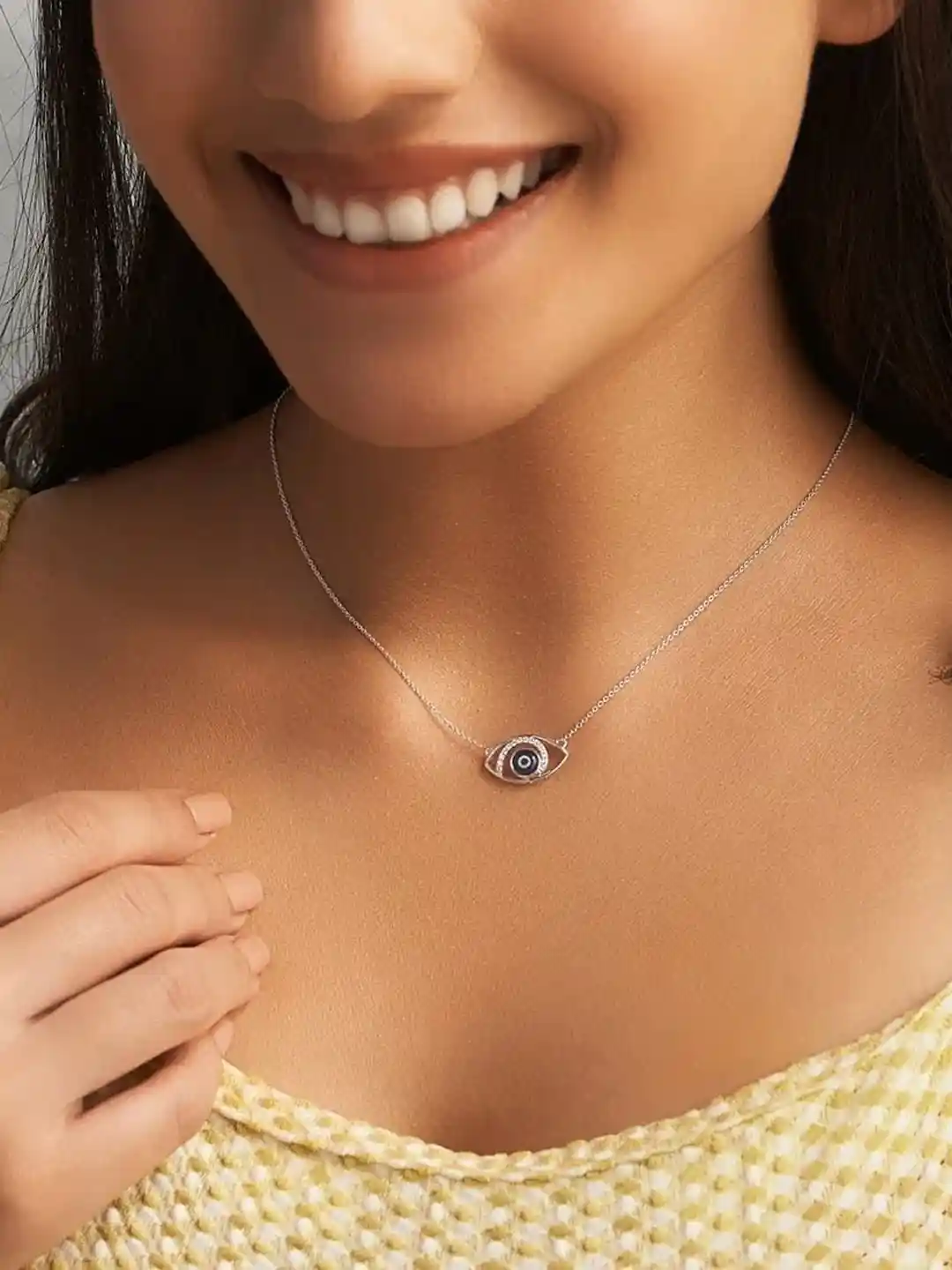 Buy CANDERE A KALYAN JEWELLERS COMPANY Women Gold Evil Eye